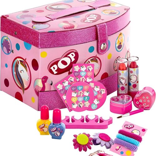 Alternative view of POP PINK MAKE UP KIT WITH 3 LAYERS