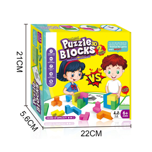 Challenge Block Game 40pcs 10 Play Methods Balance Play Building Block Board Game