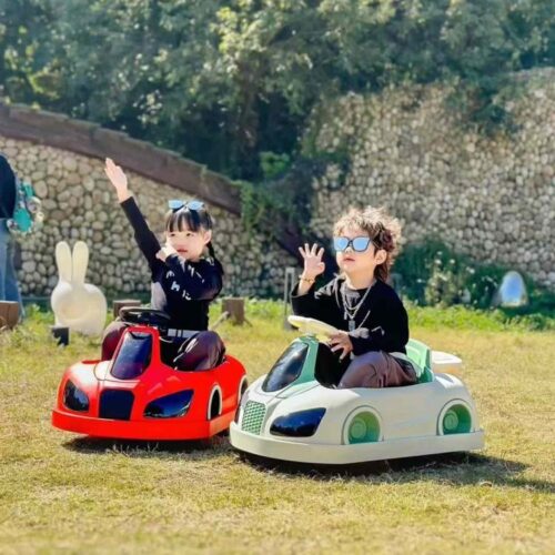 Rechargeable 360° Spin Electric Bumper Ride-On Car