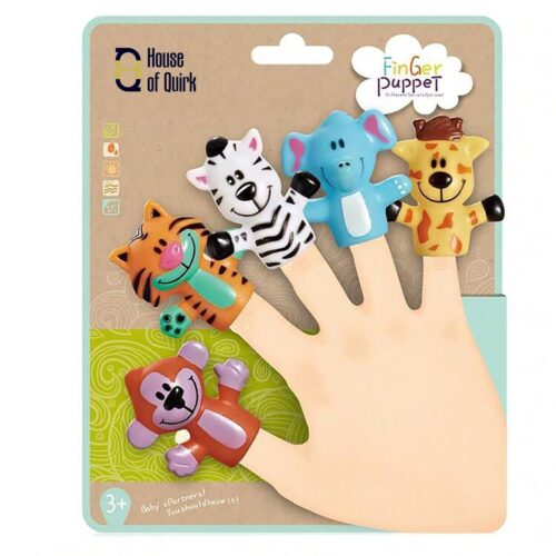 5-Piece Themed Finger Puppets Kids Toy