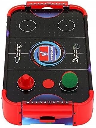 Alternative view of Air Hockey Table Set for Kids – Indoor Sports Game with Light-Up Air Hockey Board | Fun & Fast-Paced Game for Boys & Girls | Compact & Portable