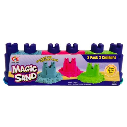 Alternative view of Magic Sand Pack Of 6 Pieces -3 Colours