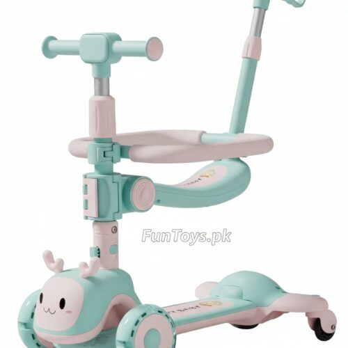 Multifunction Children's Scooters Boys and Girls 3-in-1 Baby Ride-On with Music