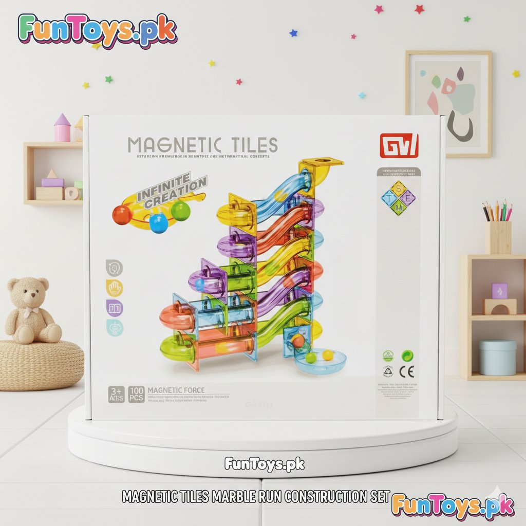 Magnetic Tiles Marble Run Set