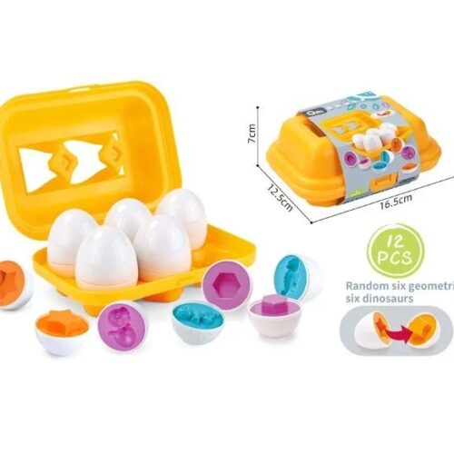 Alternative view of Shape Matching Eggs For Kids
