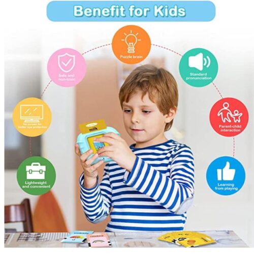 Alternative view of Talking Flash Cards Learning Toy For Kids With 112 pcs Double Sided Cards 224 Words Reader