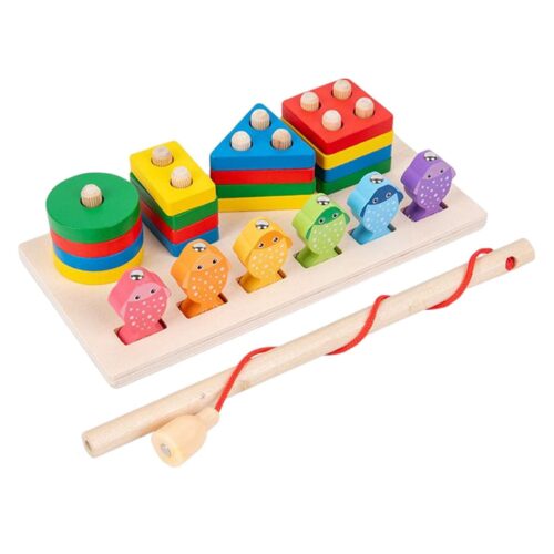 Wooden 2 In 1 Fishing