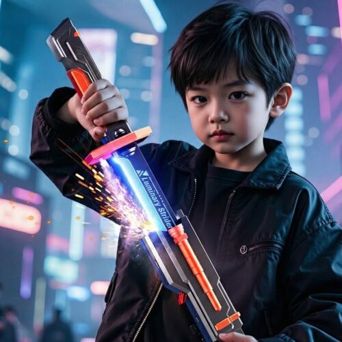FLASHING SWORD WITH 
FLINT & SPRAY
Sparkblade LED Sword Toy