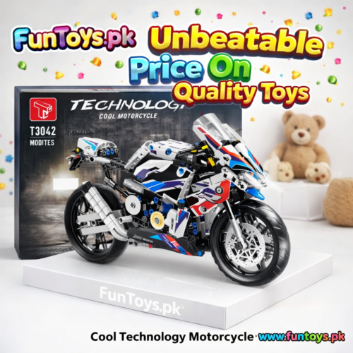 Alternative view of Motorbike Model Toys DIY Bricks Set Building Blocks Toy