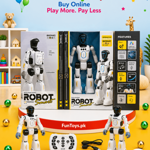 R/C HAND GESTURE AI 
ROBOT CAHAREABLE 
(WINBOW BOX)