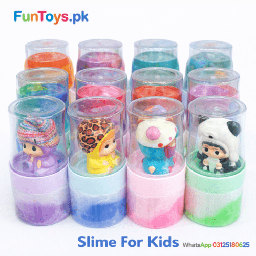 12pcs Box Slime with Squishy Toy