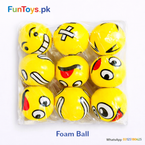 Alternative view of 12pcs Pack Cartoon Foam ball 7.5 CM