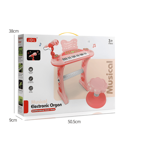 Alternative view of MUSICAL PIANO TABLE WITH CHAIR