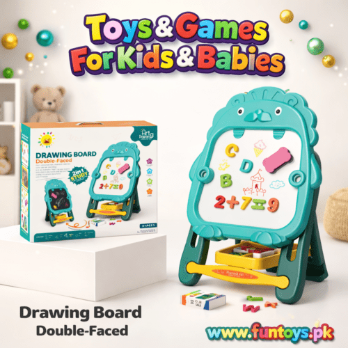 2 in 1 Doubled Face Drawing Board Set