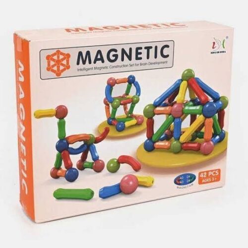 Alternative view of STEM MAGNECTIC STICKS BLOCKS 64PCS