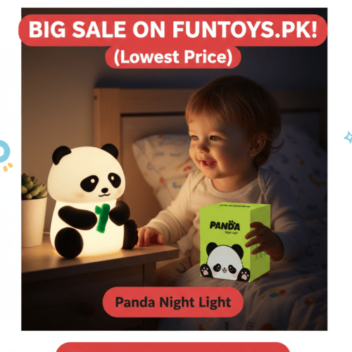 Panda Night Light portable silicone-based lamp