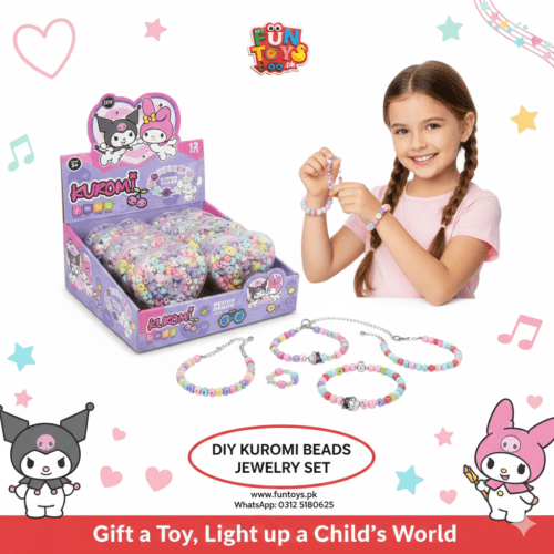 2pcs Set Kuromi themed DIY beads kit