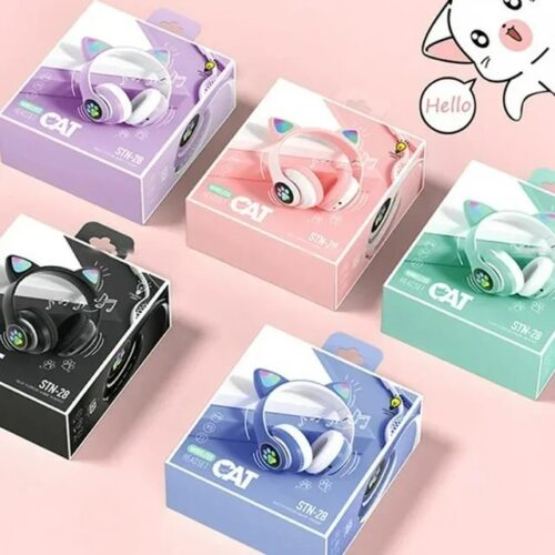 Alternative view of Cat Ear Headphone Wireless Bluetooth 5.0 Stereo Headset