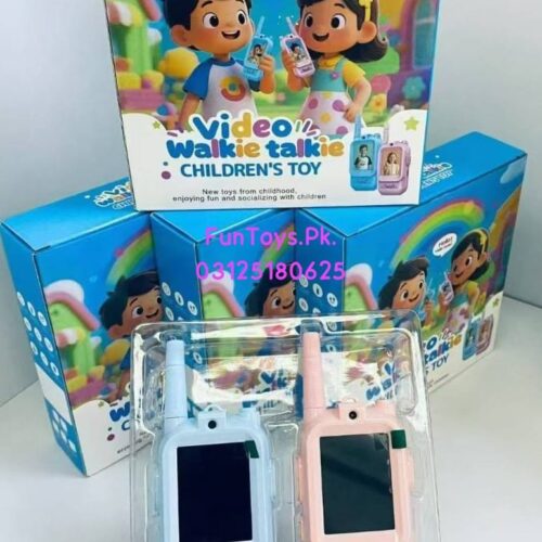 2Pcs Rechargeable Kids Video Walkie Talkie