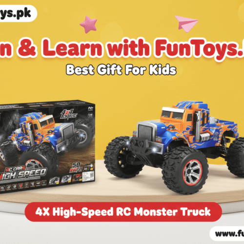 Alternative view of 50km/h 2.4G Retro Style High Speed RC Truck 1/10 4CH Brush 4WD Off-road Car Vintage Car