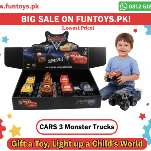 4pcs Set McQueen Cars Monster Trucks