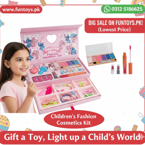 Alternative view of Girls' makeup and jewellery beauty kit themed Stitch
