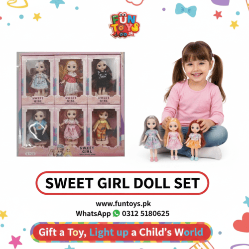 3Pcs Set 6Inch Doll