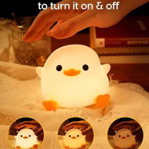 Alternative view of USB Rechargeable Touch-Sensitive DoDo Duck Night Light.
