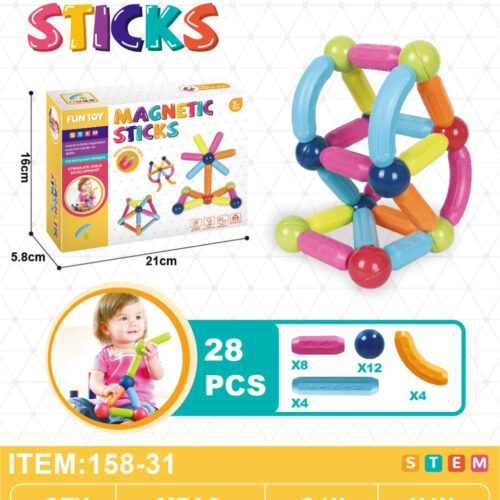 28 PCS MAGNECTIC 
STICK