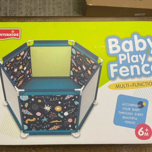 Alternative view of Baby Play Fence Multi-Function 112cm Total Length Space 51cm Height