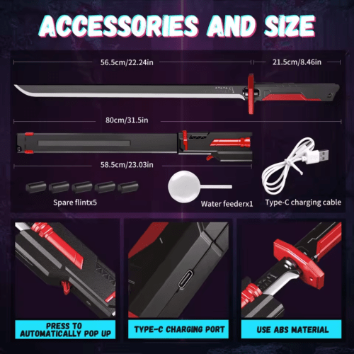 Alternative view of Kids Multi-Color Battle Laser Sword With Smoke