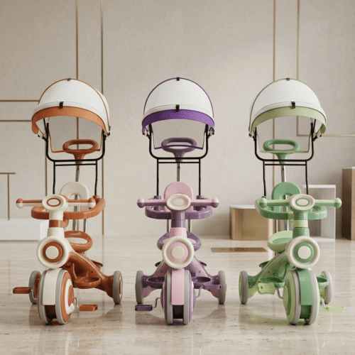 Imported Tricycle + parent handle - Lights & Music -