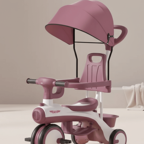 Imported Tricycle With Canopy & Parent Handle