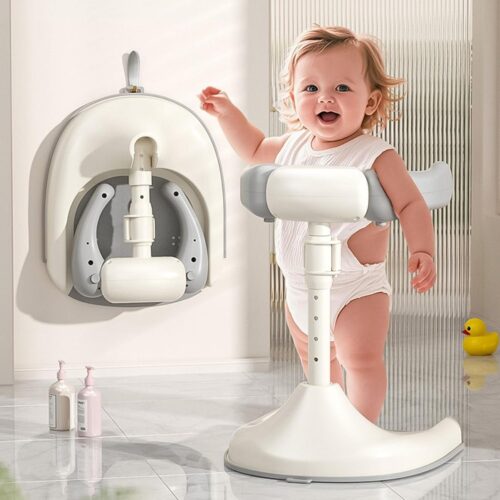 Shower Stand Bather for Baby Foldable Adjustable - Imported -