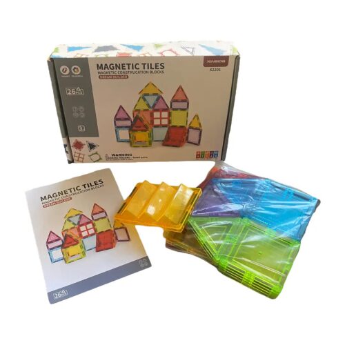 Alternative view of Magnetic Blocks 26pcs 
MAGNECTIC 
TILES