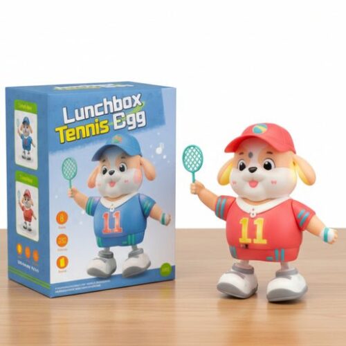 Alternative view of Robot Dog Tennis Player Dancing Toy