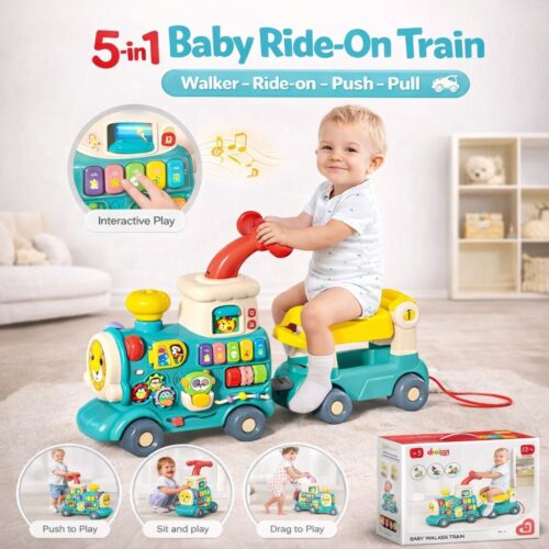 Multifunctional Ride-On Train Activity Walker