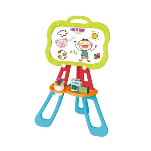3 in 1 Painting, Drawing and Writing Board With Stand 32Pcs