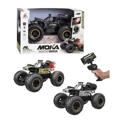 RC Rock Climbing Off-Road Car with Camera | Remote Control 4x4 Vehicle | Rechargeable Toy Car