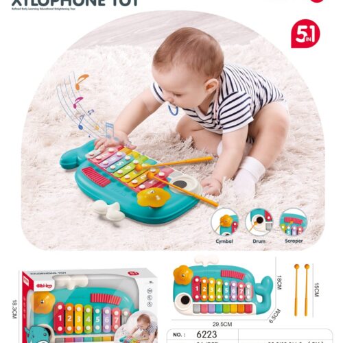 5 IN 1 BABY 
XYLOPHONE TOY