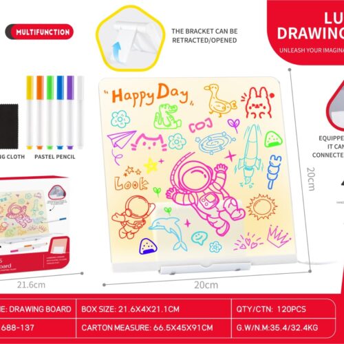 LUMINOUS ACRYLIC 
DRAWING BOARD