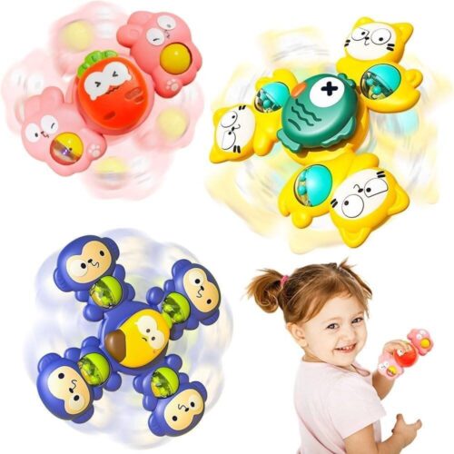 Alternative view of Bath Toy with Suction Cup 3 Pieces for Baby