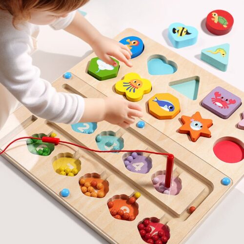 2 in 1 Matching Toy and Fun Maze Maze Toy Matching Game for Kids Educational Toys 11pcs