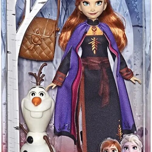 Disney Frozen 2 Storytelling Anna Fashion Doll with Olaf by Hasbro