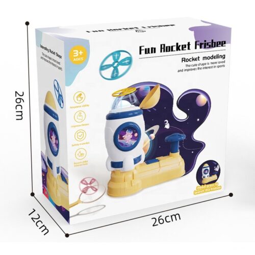Alternative view of Outdoor Toys Flying Disc Launcher Toys Outdoor Flying Saucer UFO Toys with Catching Net for Kids