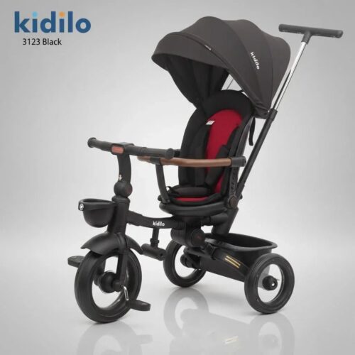 Kidilo 7-in-1 Convertible Tricycle with Adjustable Parent Handlebar – Ages 1 to 5
Kidilo Premium Multifunctional Cycle