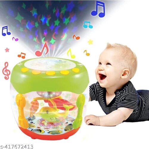 Alternative view of Music Flash Drum with 3D Dynamic Lamplight | Educational Activity Toy