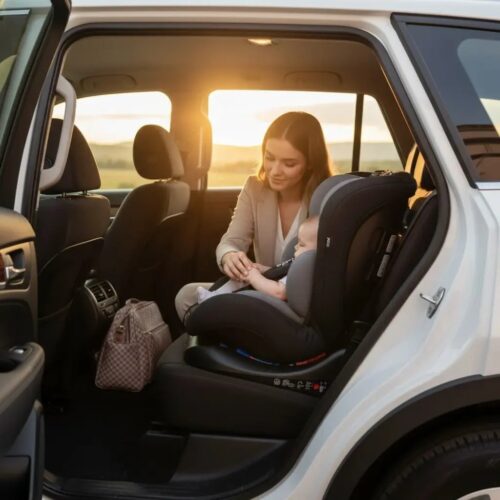 Alternative view of Kidilo 2-Stage Car Seat 0-18 kg – Portable Infant & Toddler Car Seat with 5-Point Harness & Adjustable Recline