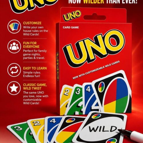 UNO Customizable Wild Cards Edition – Make Your Own Rules