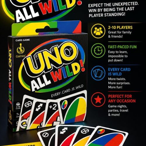 UNO All Wild! Fast-paced Card Game